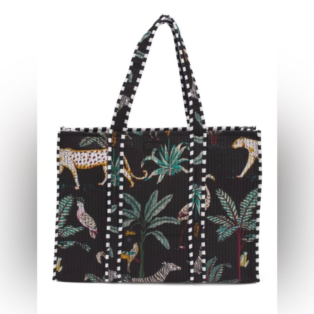 NWT - Samser Designs Reversible Jungle Tote